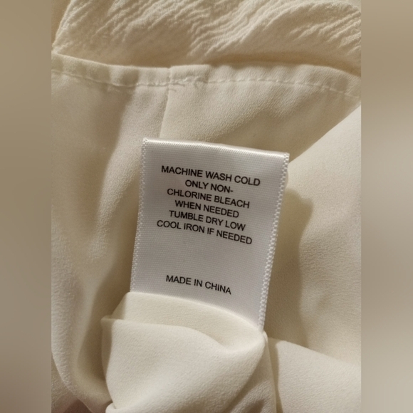 Gibson Latimer White Pleated Maxi Dress Scoop Neck - Picture 7 of 14